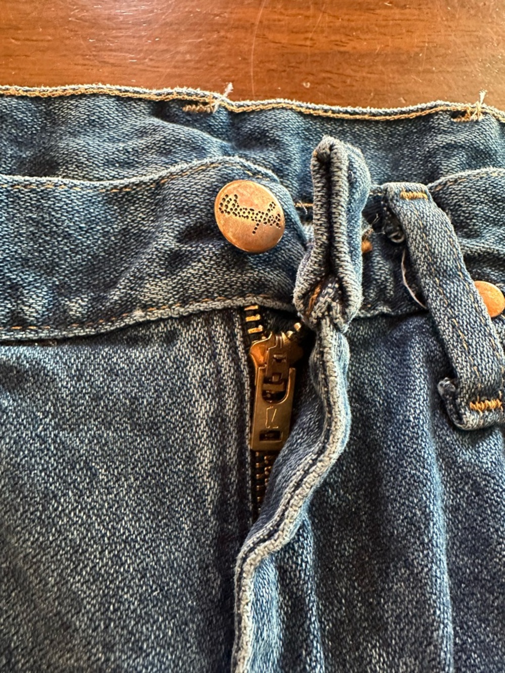 Wrangler Men’s Bootcut Jeans — Dark Blue Denim NWT - Picture 3 of 5